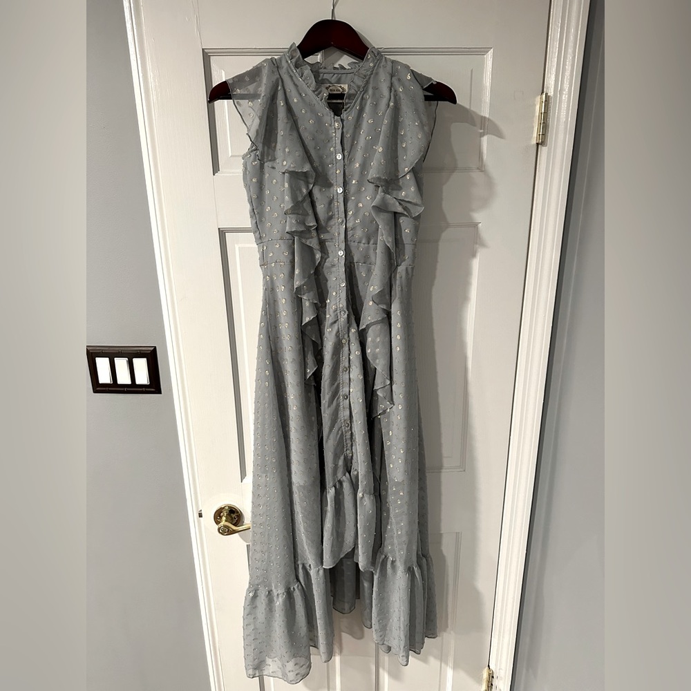 Mia Joy Joyfolie cassie dress in dusty blue size 14